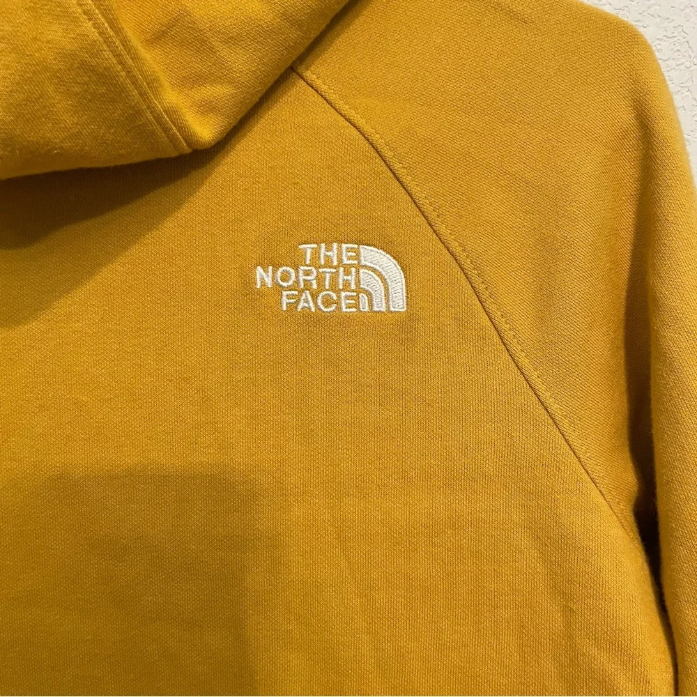 The North Face Mustard Yellow Zip Hoodie Jacket Women Small Outdoor - Picture 12 of 14